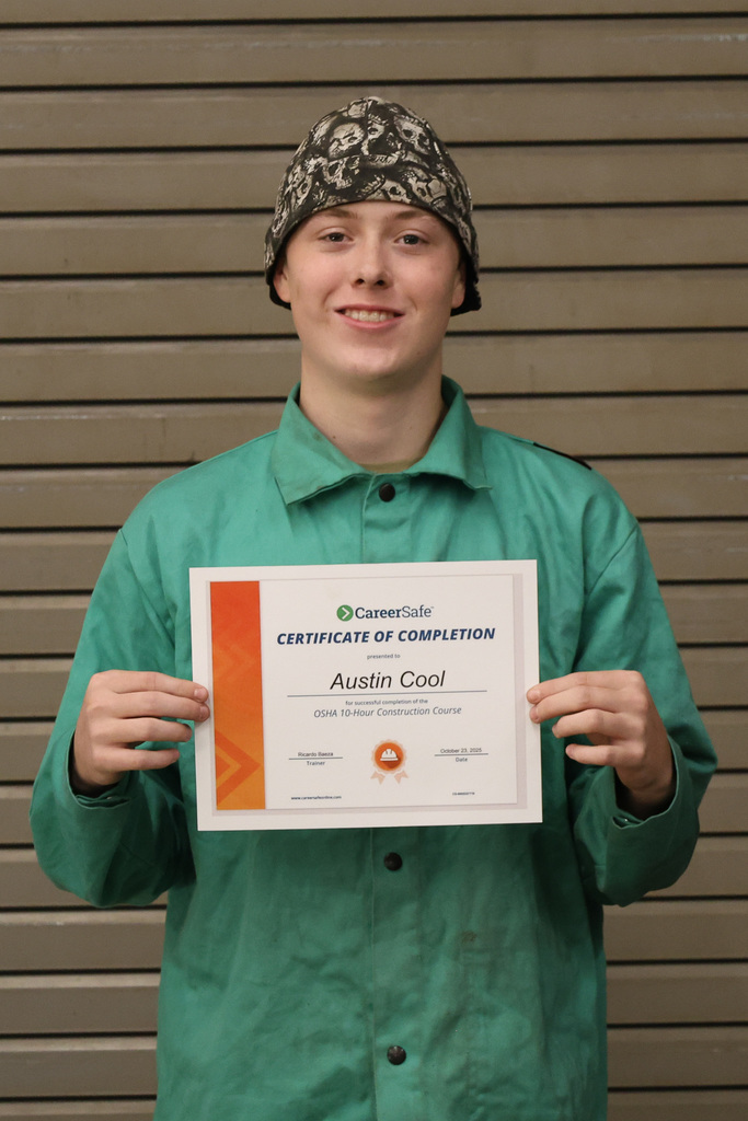 Austin Cool- Certificate Picture