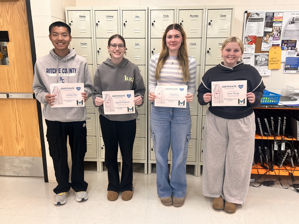 students with certificates