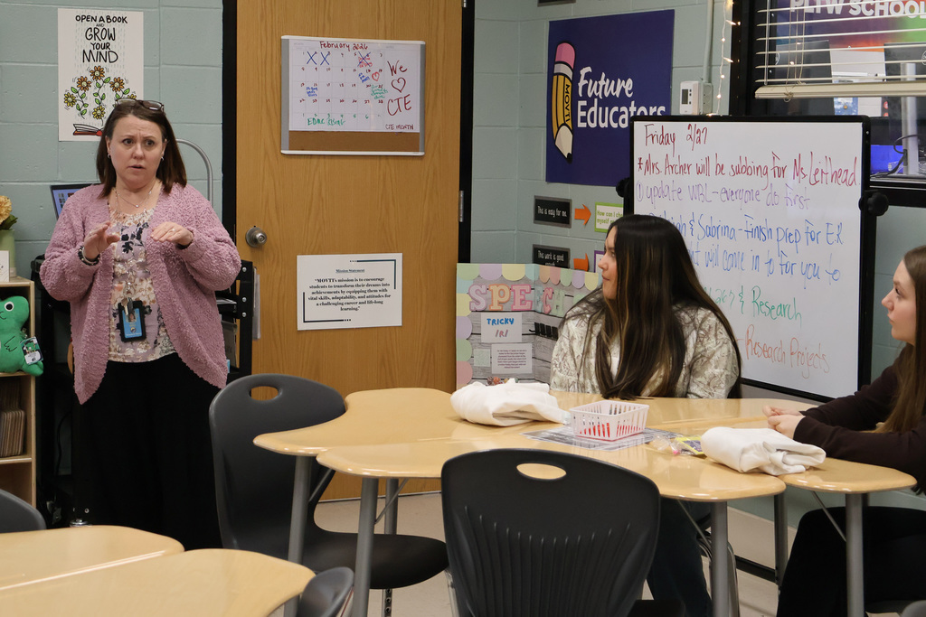 students in classroom
