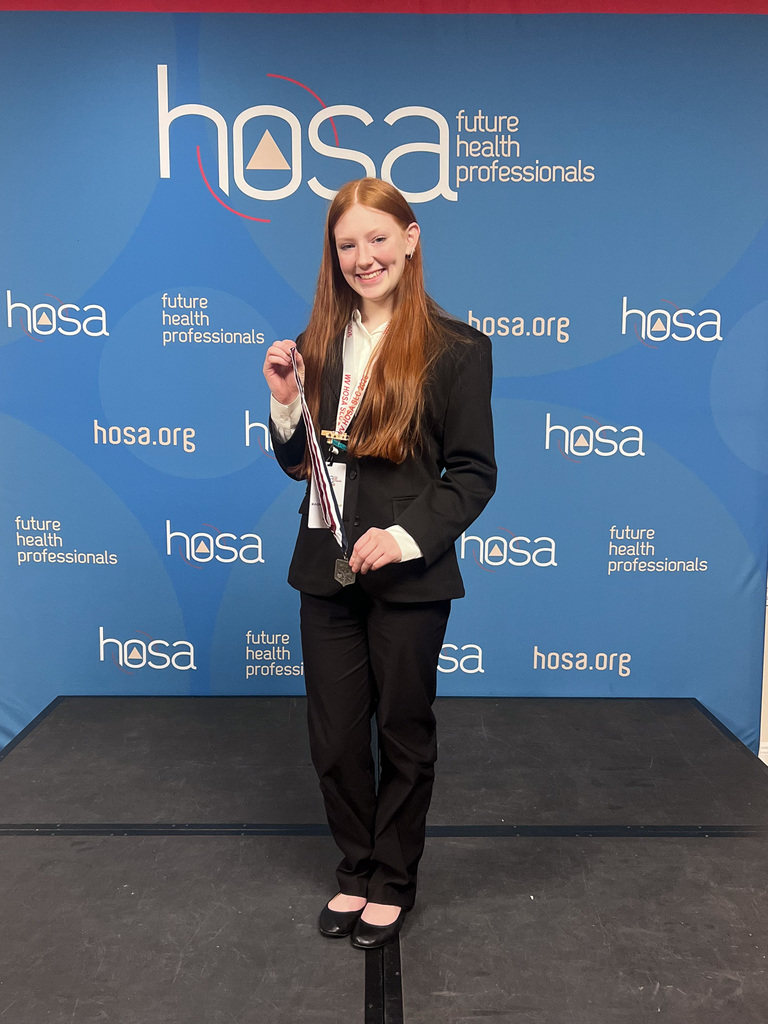 students with medals