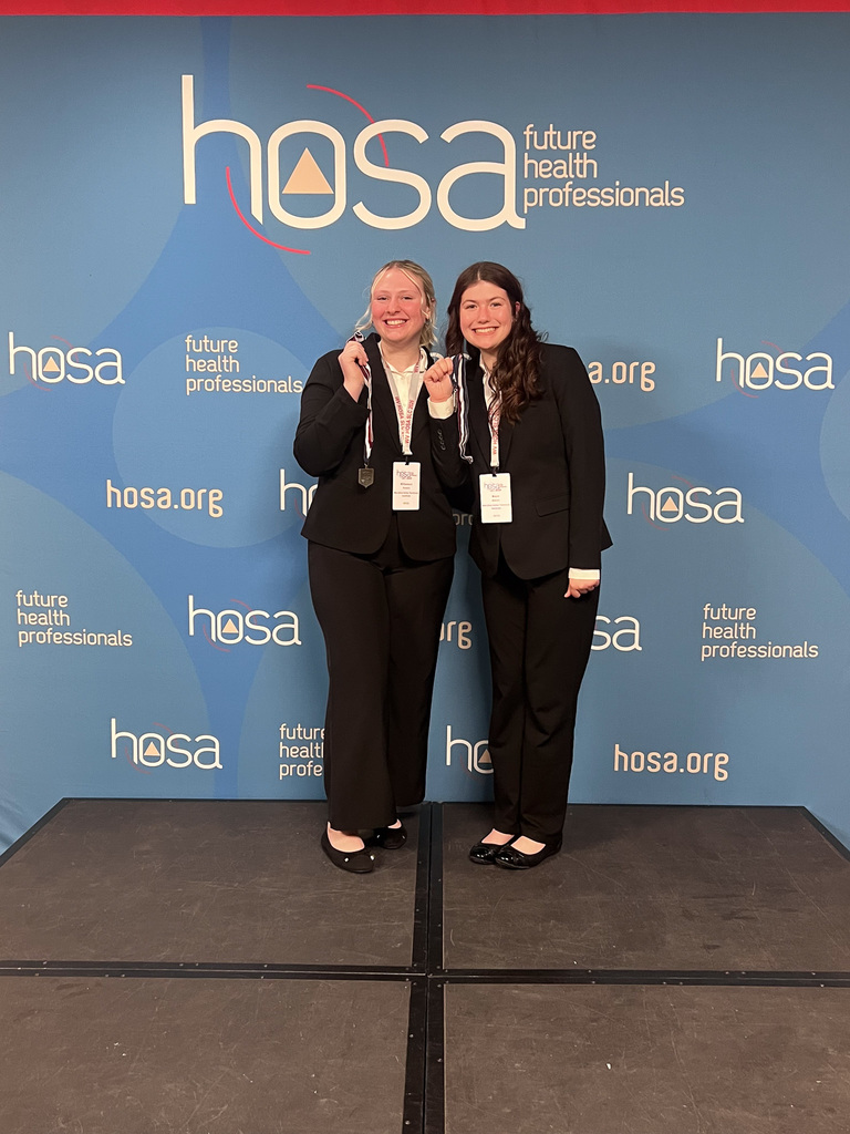 students with medals