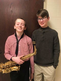 Jacob Flynn and Joe Hall participated in the SEIBA Honor Band