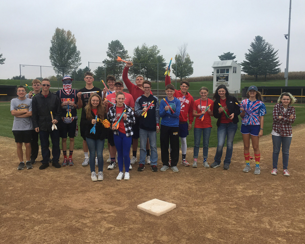Physics class launches rockets