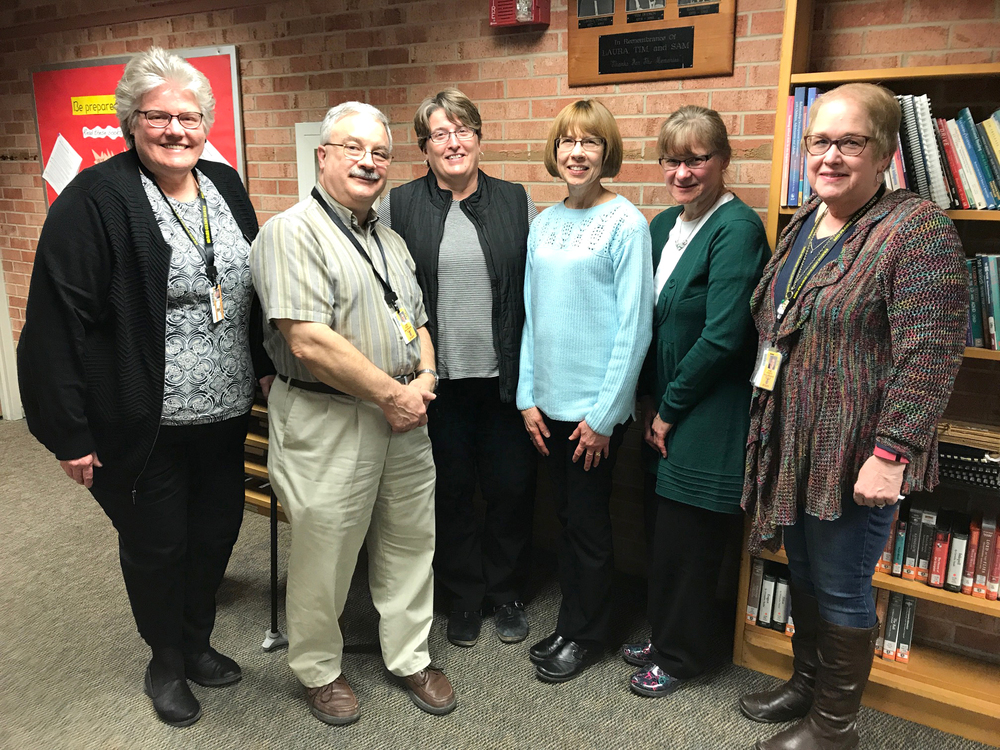 Retirees honored at February school board meeting