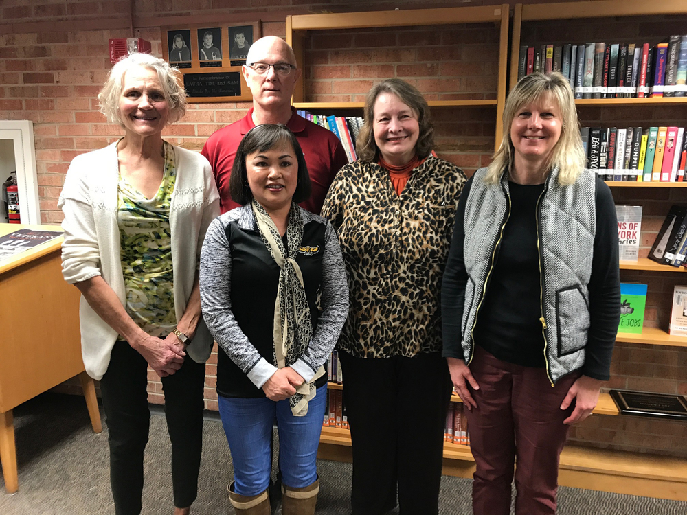 Retirees honored at January school board meeting