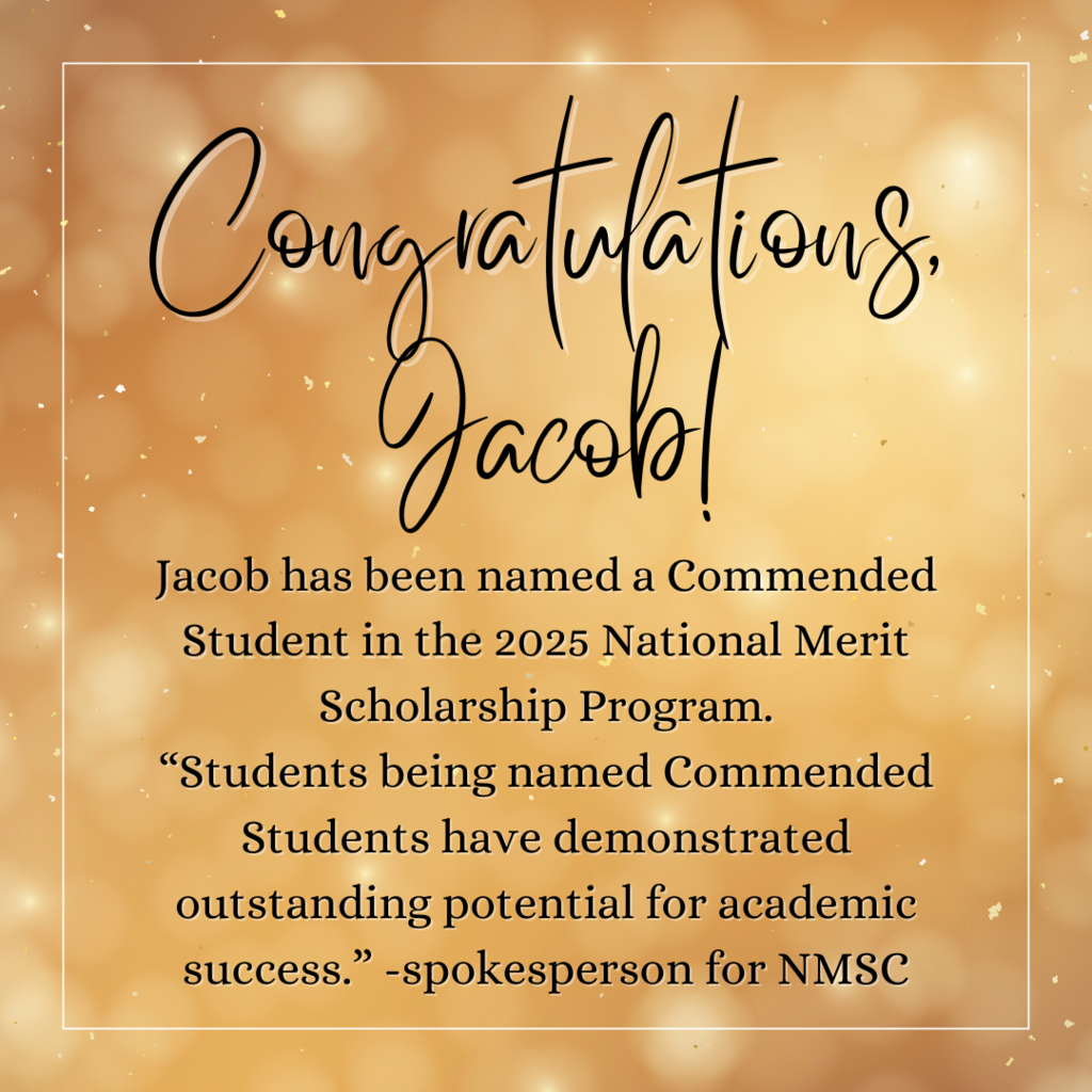 Congratulations Jacob Flynn