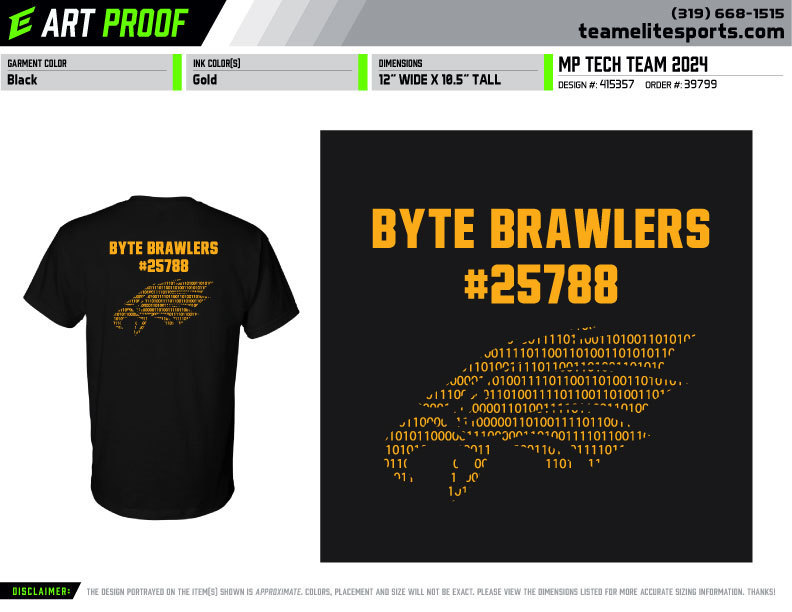Byte Brawlers t-shirt