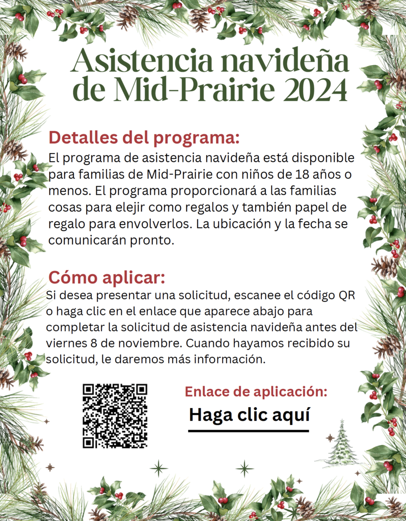 Christmas Assistance Flyer Spanish
