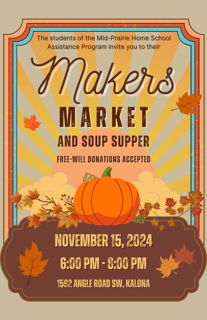 HSAP Makers Market flyer