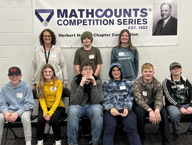 Middle school Math Counts team