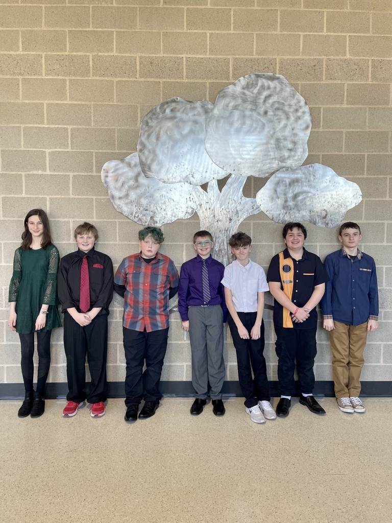 6th Grade Honor Band Students