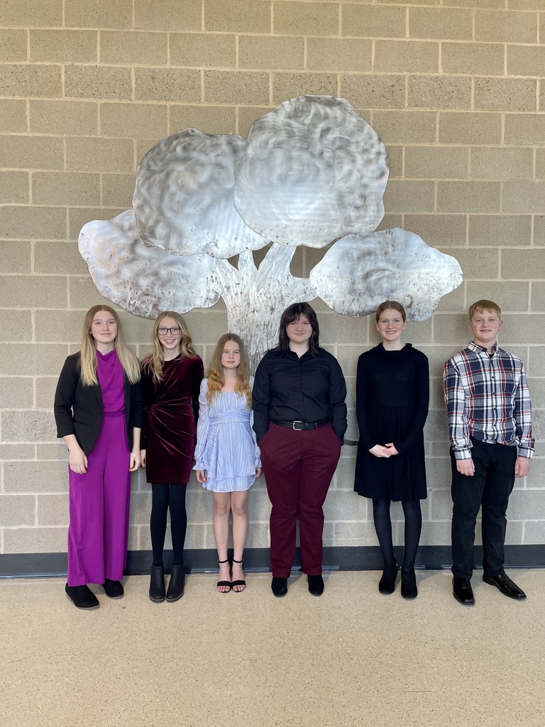 7th Grade Honor Band Students