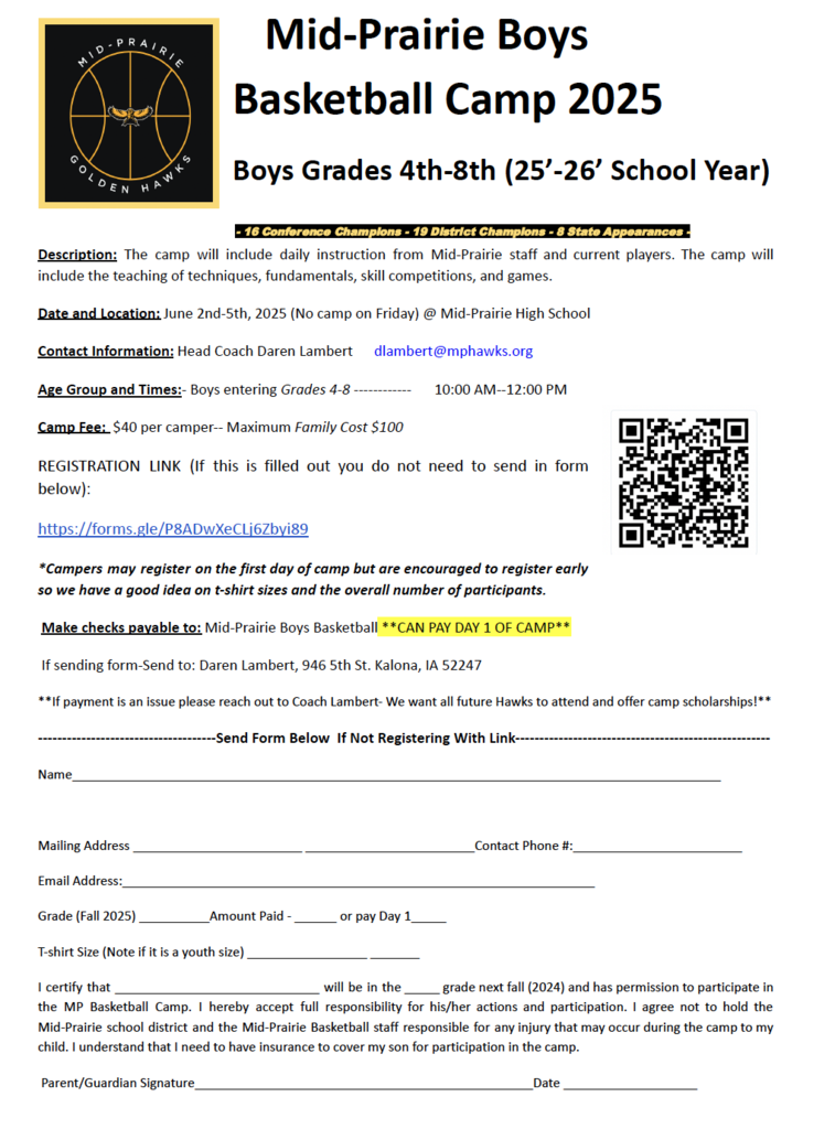 MP Boys Basketball Camp