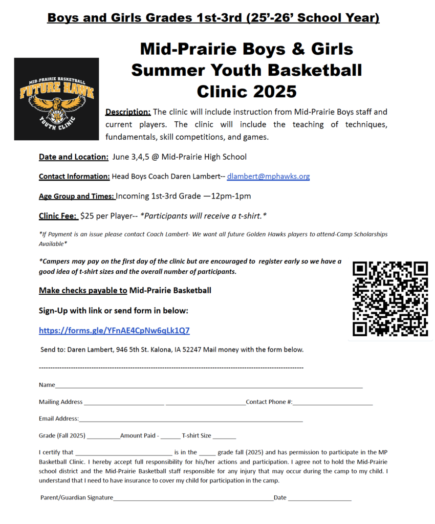 1st-3rd Grade Basketball Clinic