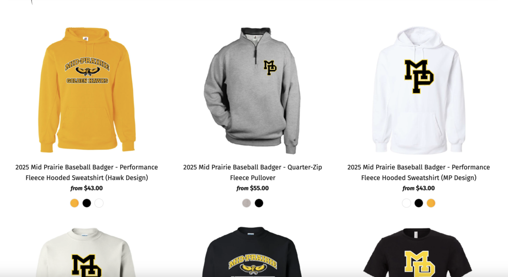 MP Baseball Webstore