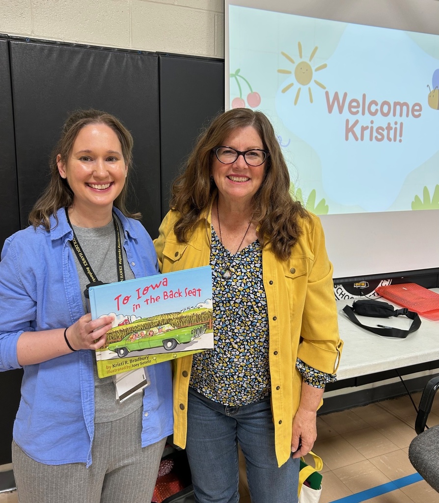 Author Kristi Bradbury with Kaitlyn Dodds
