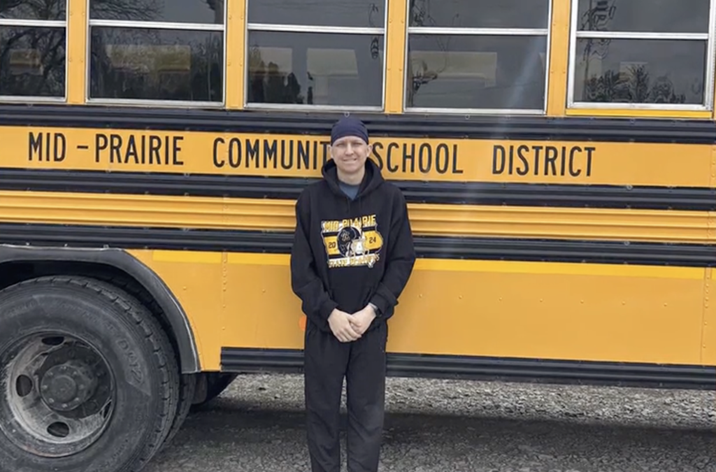 Elden Kahler is KCRG-TV9 Student of the Month