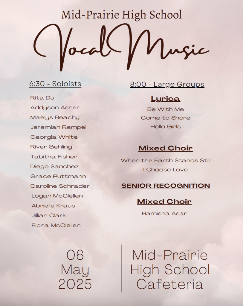 Vocal Music Concert Flyer