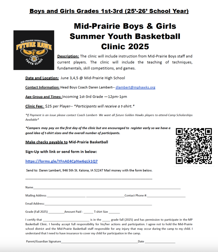 MP Boys & Girls Youth Basketball Clinic