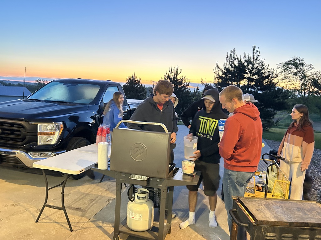 Students grilling
