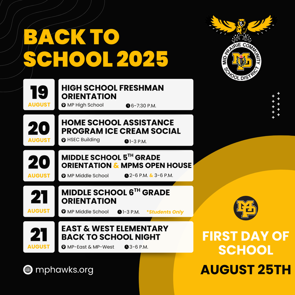MP Back to School Events 2025