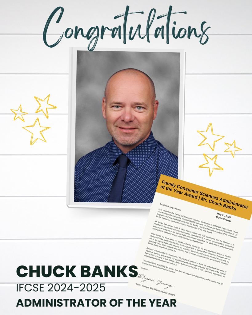 Chuck Banks Administrator of the Year