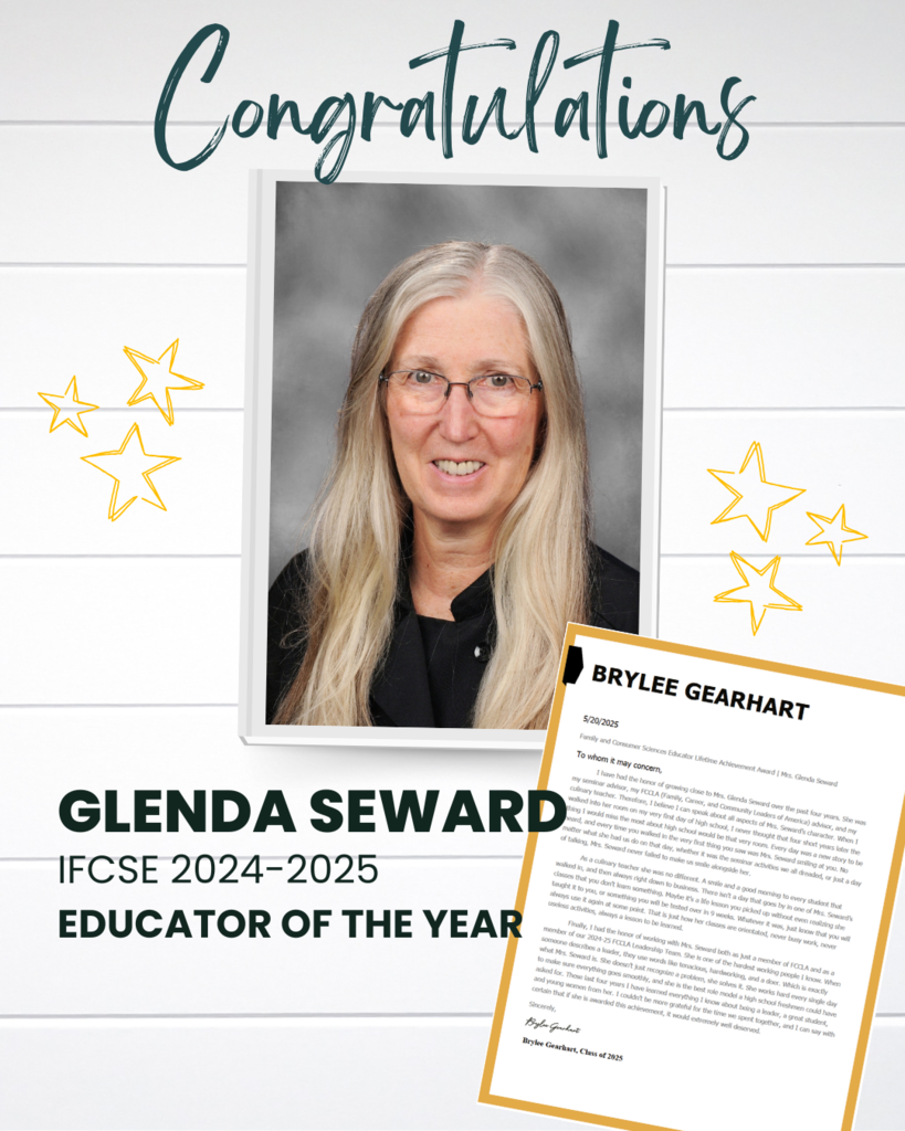 Glenda Seward Educator of the Year