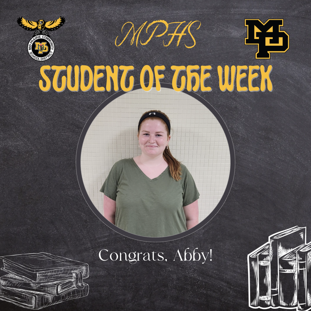 Abby Kraus MPHS Student of the Week