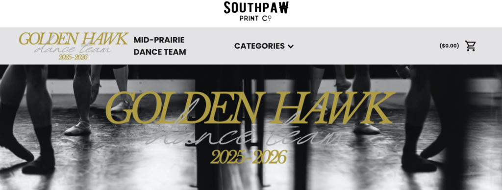Golden Hawk Dance Team webstore