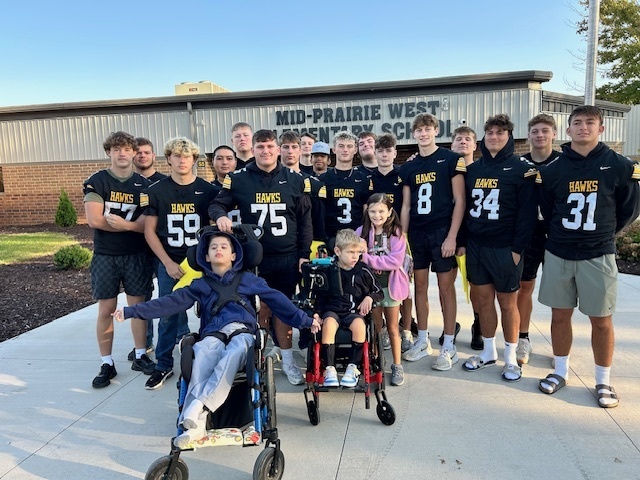 football team with students