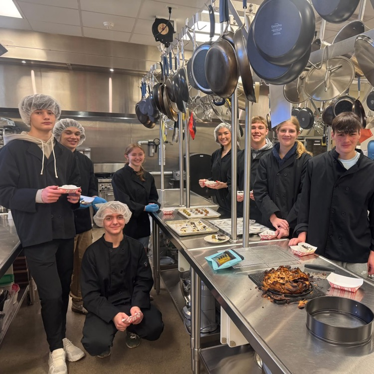students in the culinary lab