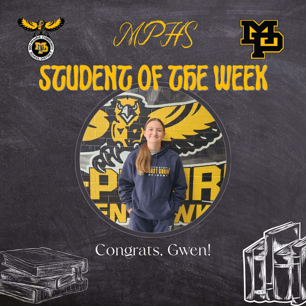 MPHS Student of the Week Gwen Wunderlich