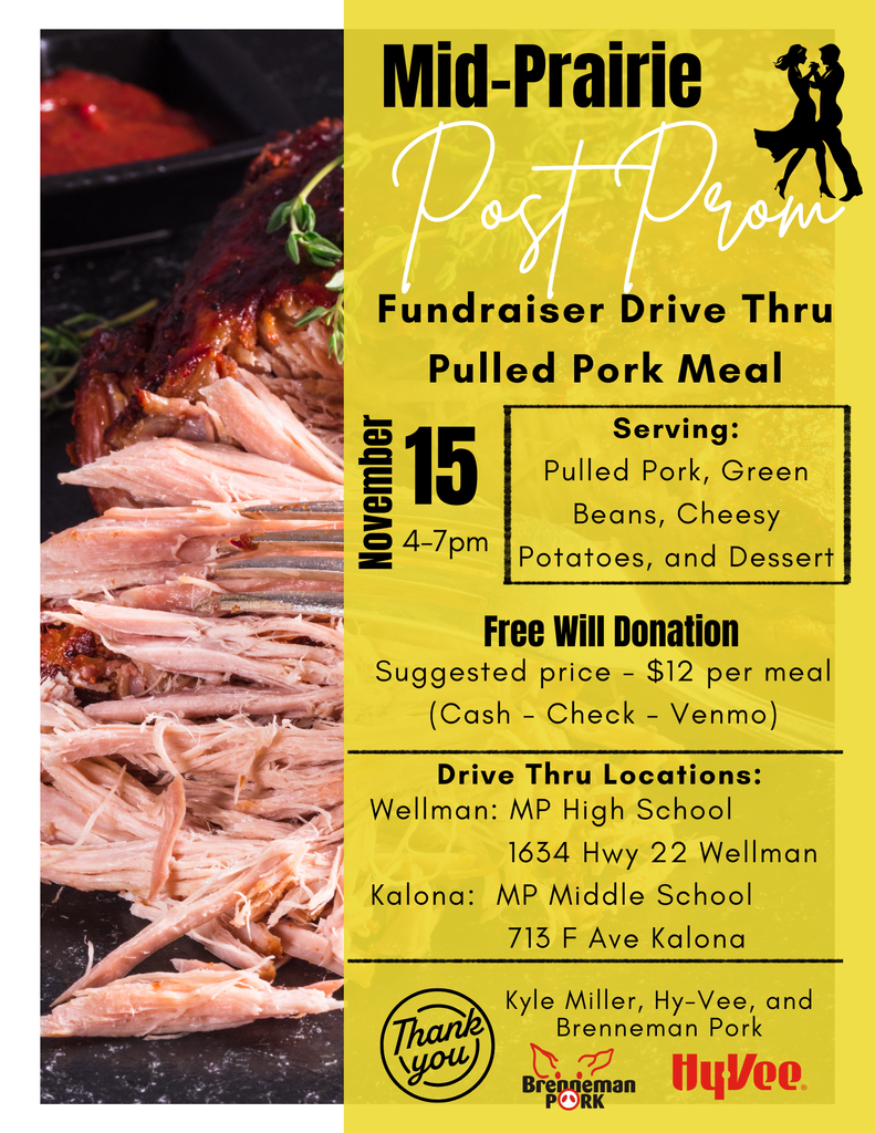 MP Post Prom Fundraiser Flyer