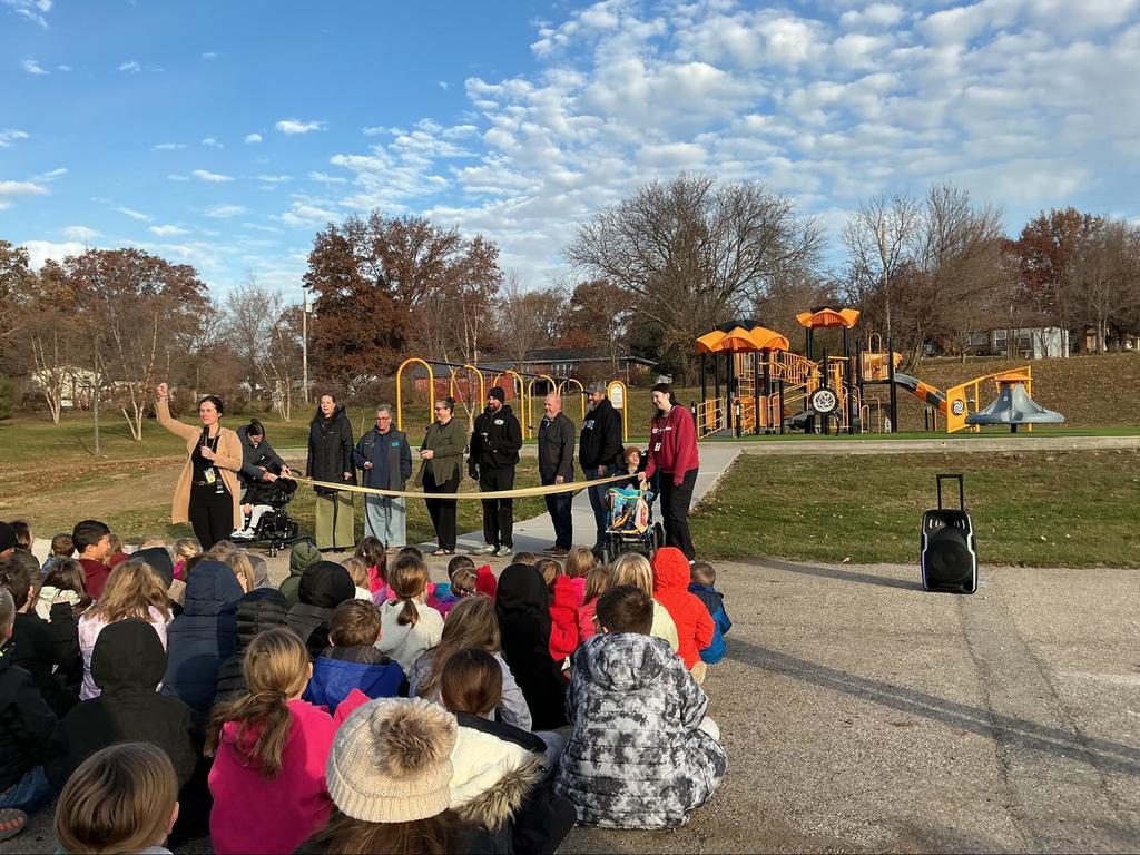 West Elementary Playground Ribbon Cutting Ceremony