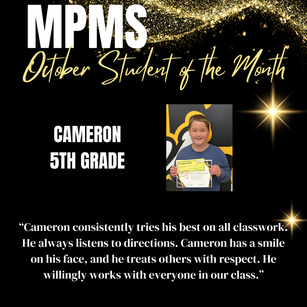 5th  Grade - Cameron
