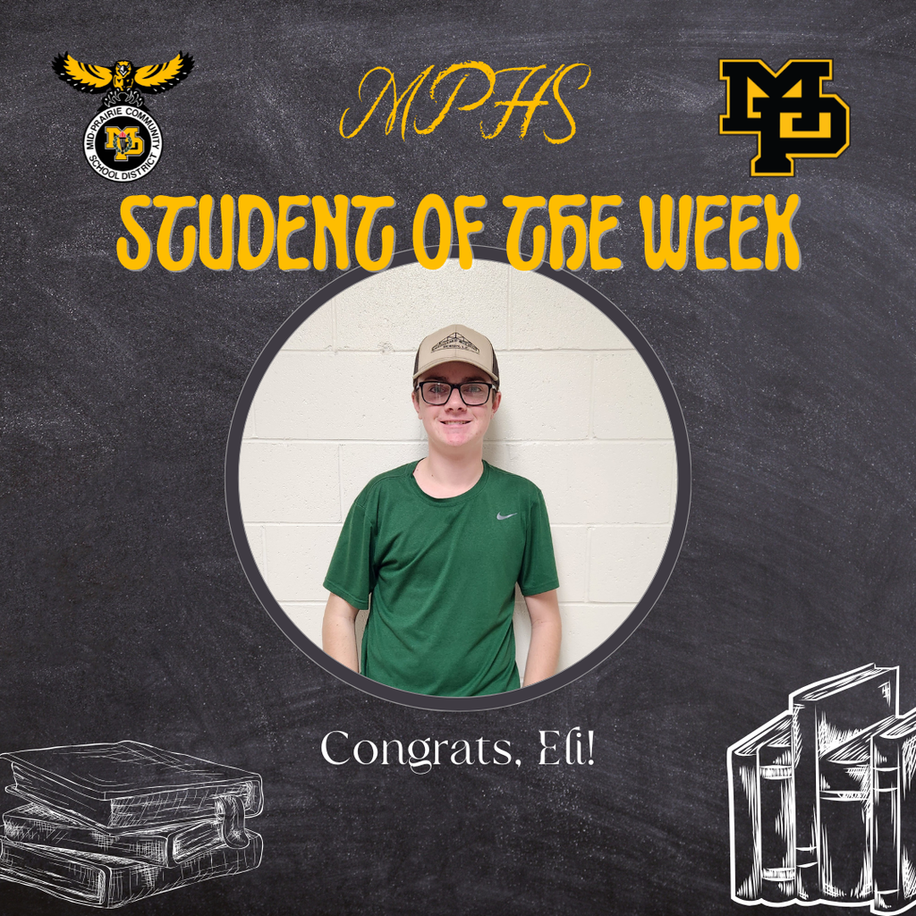 MPHS Student of the Week Eli Conrad