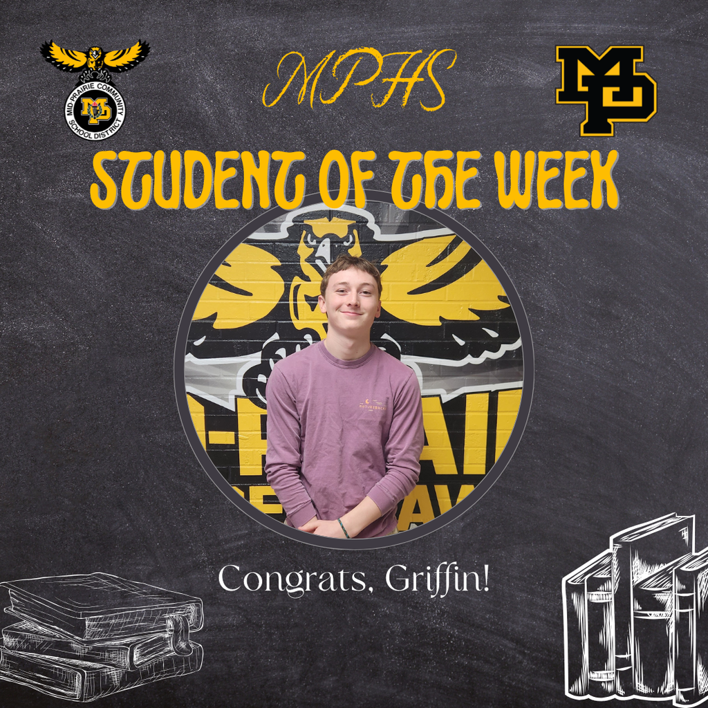 MPHS Student of the Week Griffin Caskey
