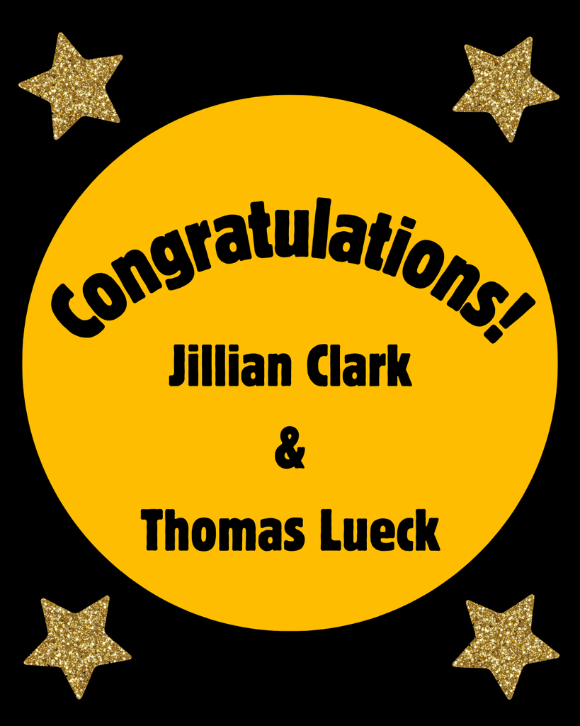 Congratulations Jillian Clark & Thomas Lueck