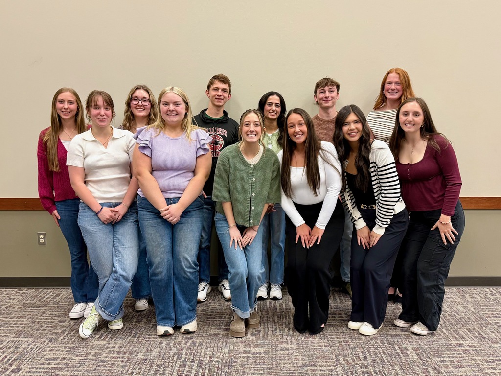 Cassandra Trimpe, Allie Whetstine, Cadance Yoder, Olivia Schlabach, Kassidi Greiner, Hannah Rodgers, Leah Wilson, Griffin Caskey, Harper Pacha, and Elijah Statler (not pictured)