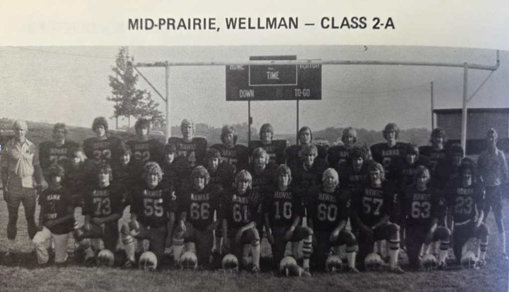 1976 Mid-Prairie Football Team