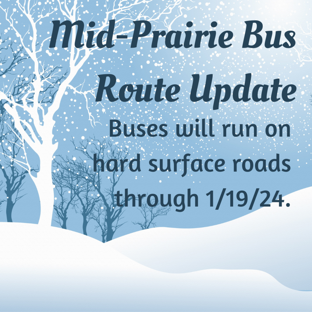 Hard surface routes only through 1/19/24