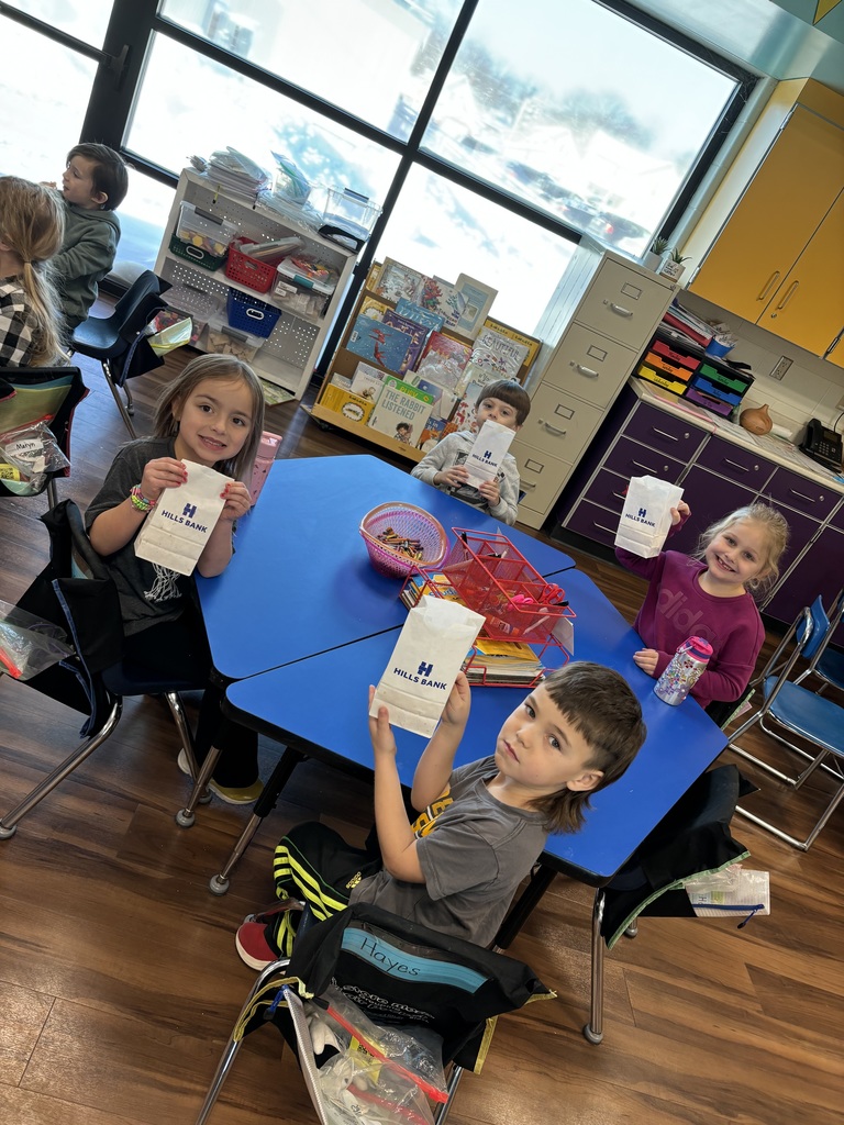 Mid-Prairie Students celebrating National Popcorn Day