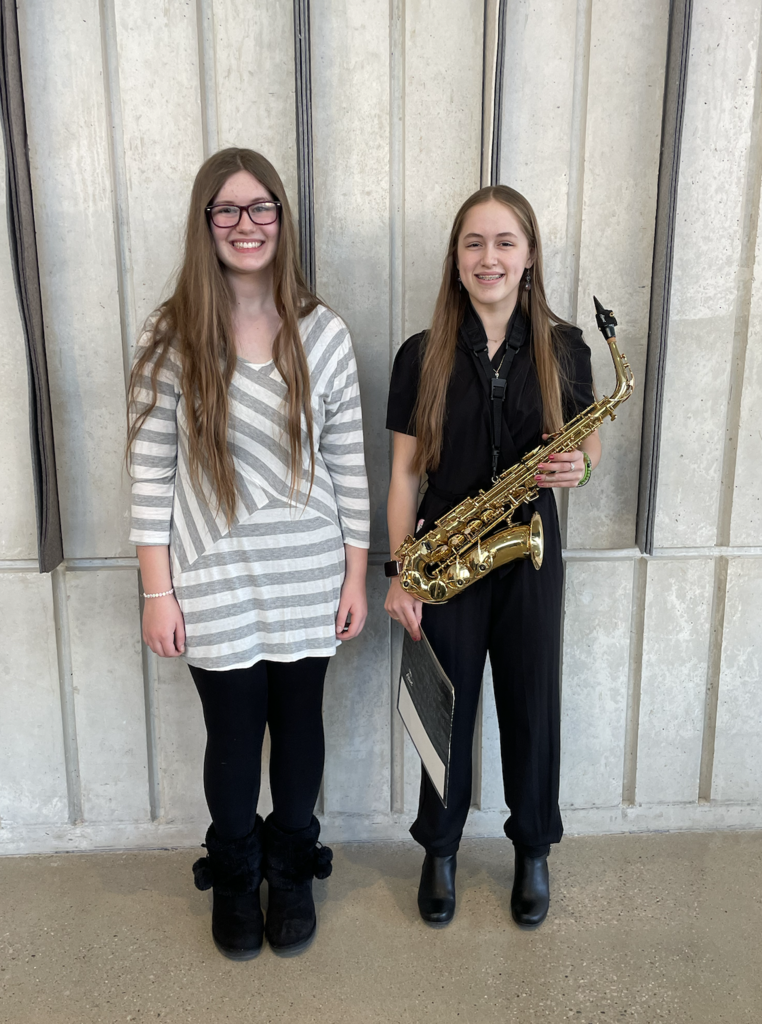 Danie Bohlen and Fiona McClellen at SEIBA honor band performance