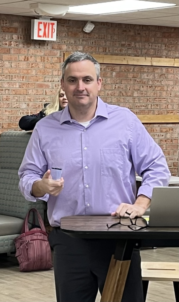 Mid-Prairie Activities Director, Pete Cavanagh, received the MPHS Rockstar Award