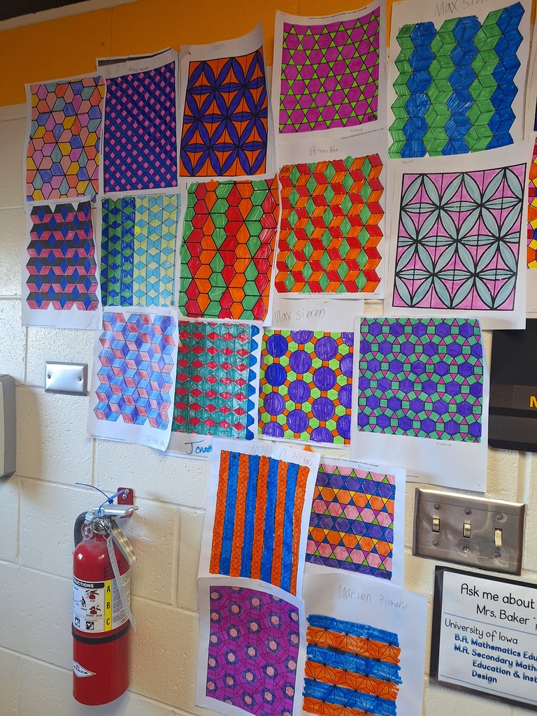 Student geometry tessellations
