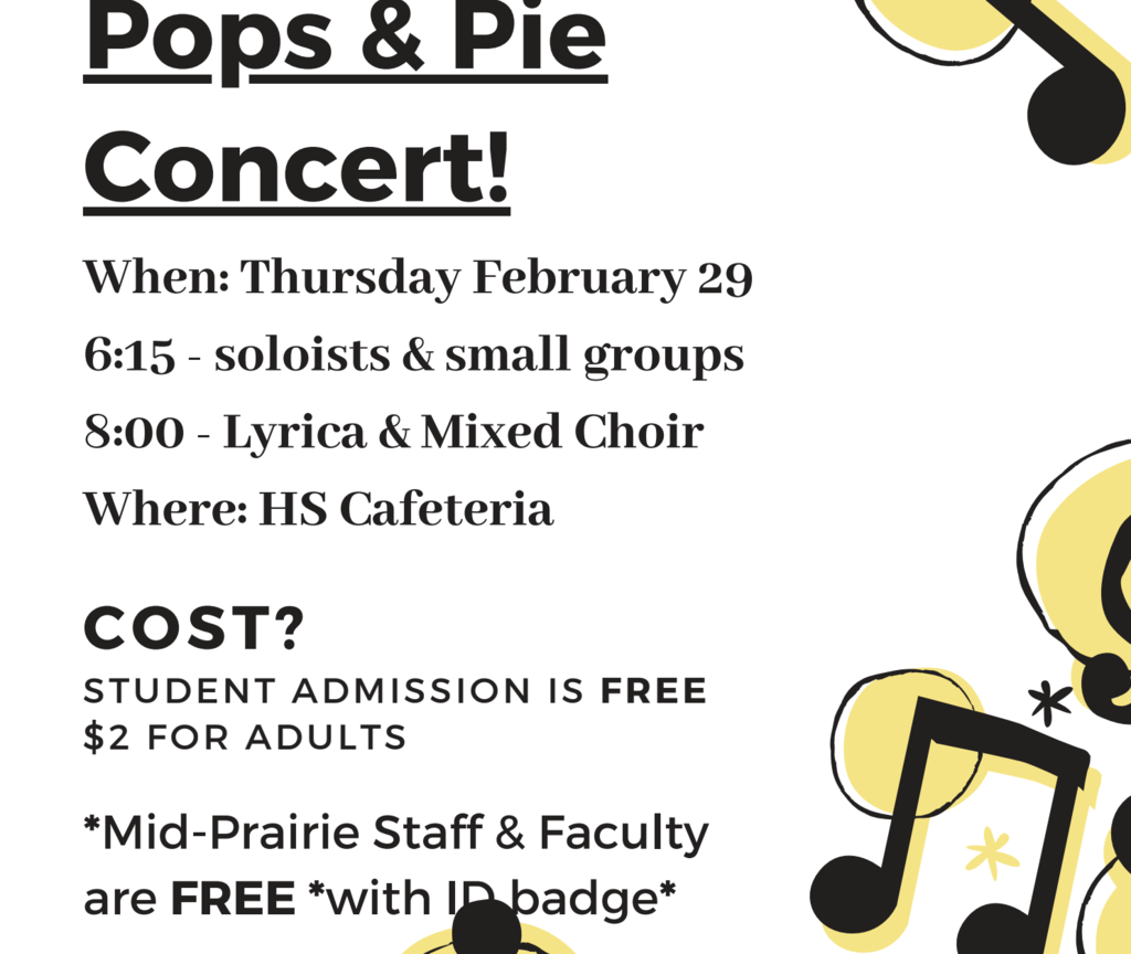 Pops & Pie Concert 2/29