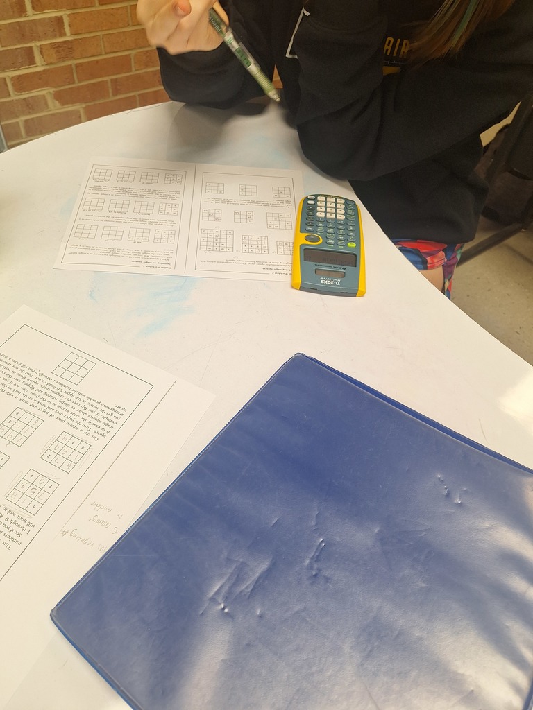 Algebra I Magic Square