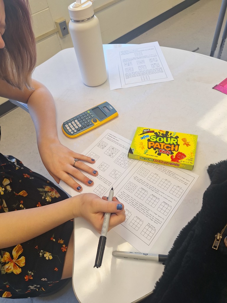 Algebra I Magic Square