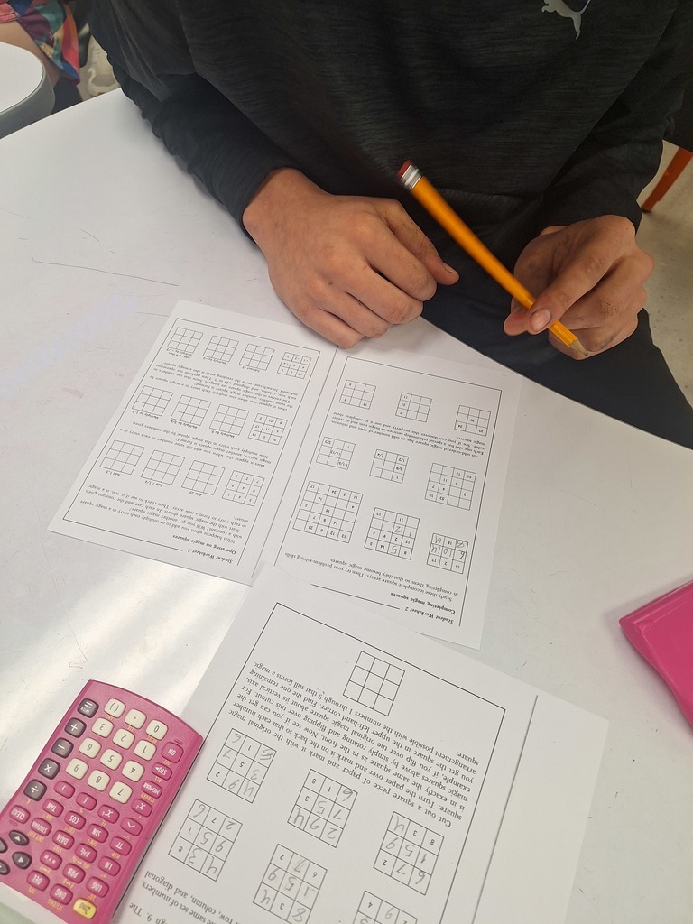 Algebra I Magic Square