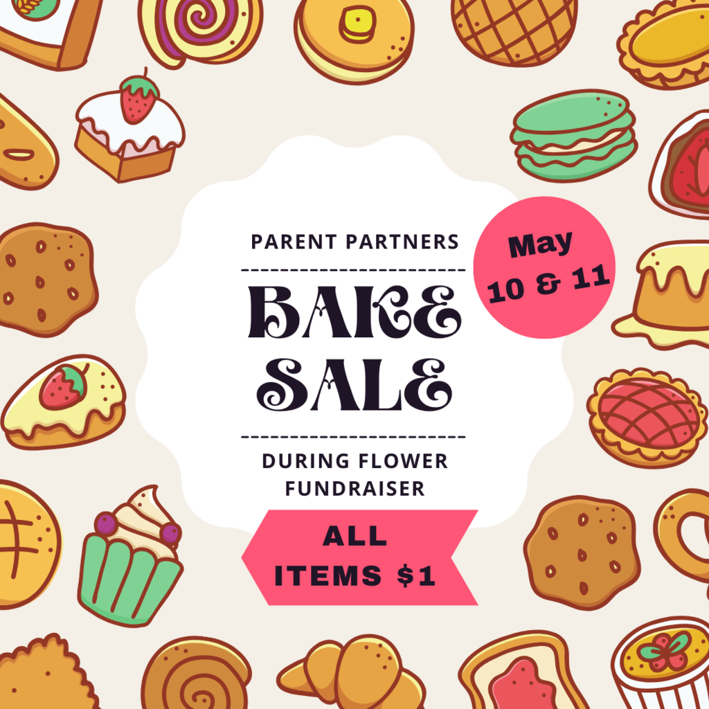 MP Home School Bake Sale flyer